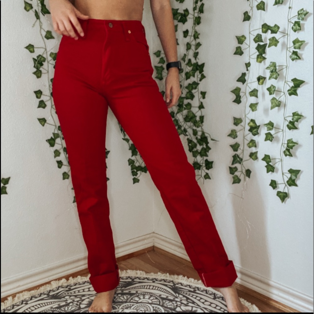 Vintage Red Wranglers